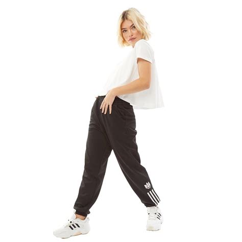 adidas joggingbroek dames helemaal zwart|Dames .